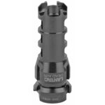 LanTac, Dragon, 308WIN/762NATO, Nitride Muzzle Brake with Dead Air Sandman KEYMO Suppressor Mount