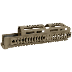 Midwest Industries, Alpha Series 10'' Quad Rail, Picatinny Handguard, Flat Dark Earth