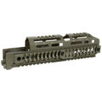 Midwest Industries, Alpha Series 10'' Quad Rail, Picatinny Handguard, Olive Drab Green